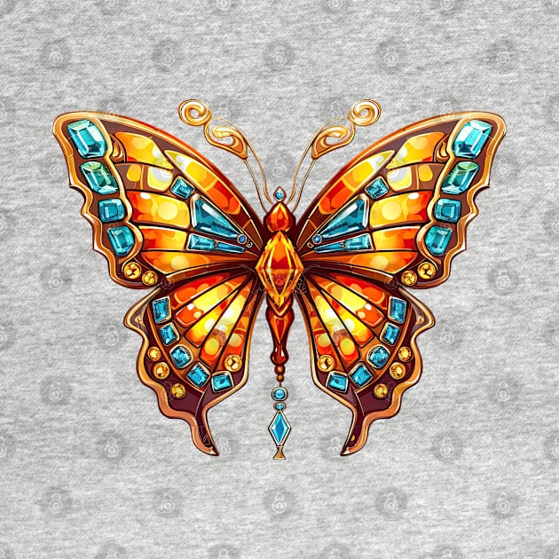 Ancient Egypt Butterfly #1 by Chromatic Fusion Studio